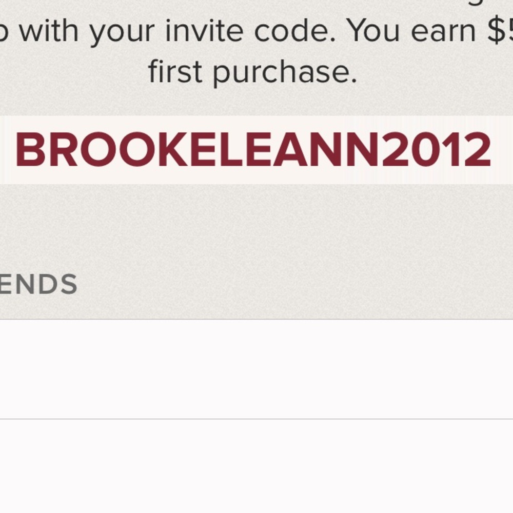 FREE $5 when you first sign up